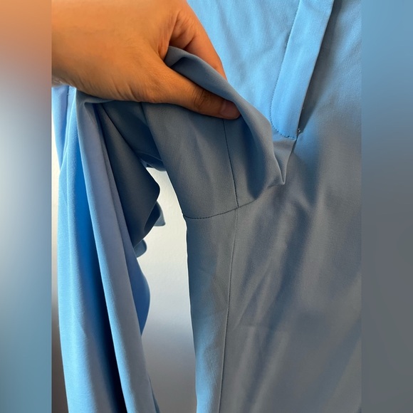 Theory Blue Virgin Wool Dress Pants Size 12 - Picture 10 of 13